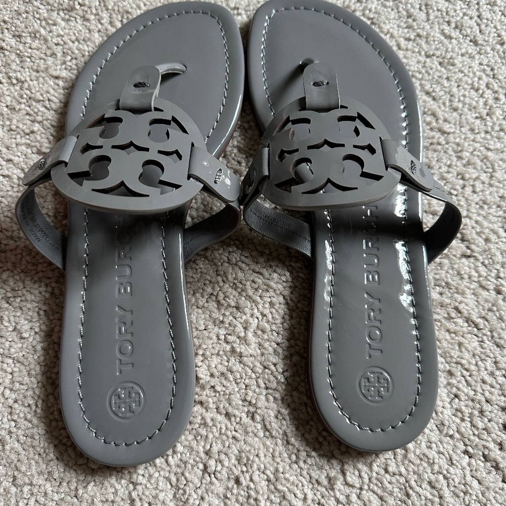 Tory Burch Miller Patent Leather Sandals